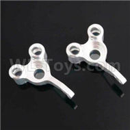 HSP 94188 spare parts-122212 122012 02166-01 Upgrade Aluminum Steering Hub(Left and Right-2pcs)-Silver,Upgrade HSP 94188 RC Car Truck Parts,Upgrade HSP 1:10 RC Truck Spare parts Accessories,HSP 94188 Upgrade Parts
